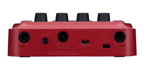 Imagen 4 de 4 de Pedal de efecto Zoom B1 Four rojo