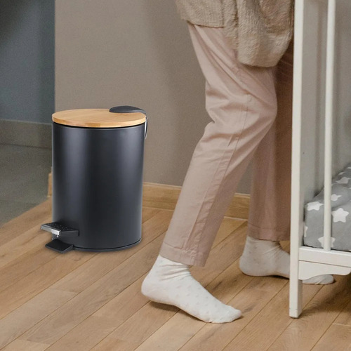 Wuchuang Para Bote De Basura De Madera Con Tapa Plegable