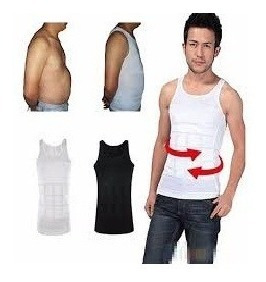 Camiseta Reductora Hombre De Alta Compresion  Faja