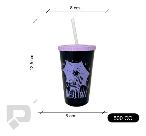 X120 Vasos Con Tapa Sorbete Estampado Plástico Infantil500ml