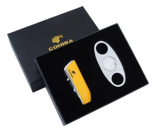 Cohiba Lighter Delux + Cortador 