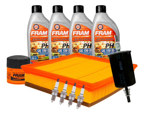 Kit Afinación 10w30 3 Filtros Tornado L4 1.8l 11/20 A+f