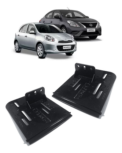 Moldura 2 Din Nissan March Versa 2010 2011 2012 2013 2014