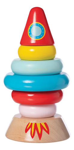 Manhattan Toy Stacker Rocket Juego De Juguetes Apilables Mag