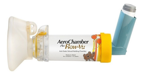 Aerochamber Plus Aerocamara Flow Vu Mediana 1 A 5 Años