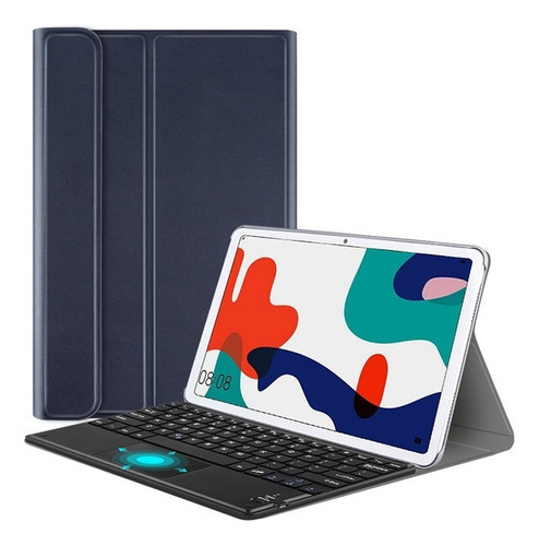 Funda Con Teclado De Español Touchpad Para Lenovo Tb-350fu Z