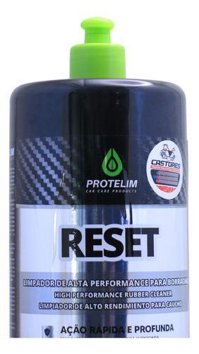 Limpador De Pneus Borrachas Reset 1,5l Protelim Ação Rápida