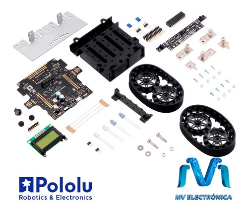 Kit Mini Zumo Robot 32u4 Pololu Arduino Mv Electronica