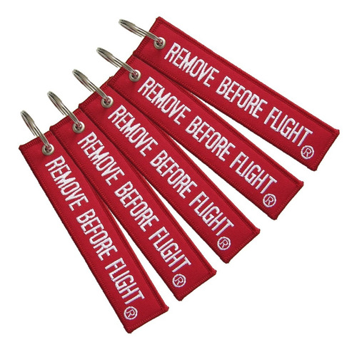 5 Llaveros  Remove Before Flight ® Combo