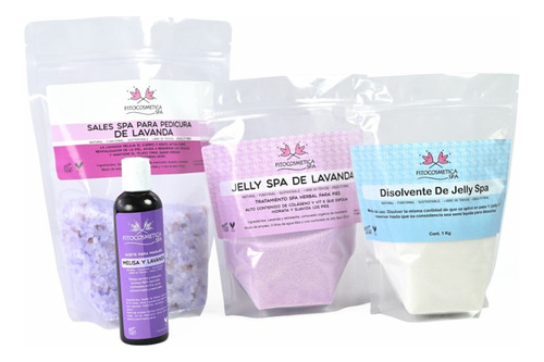 Kit Sales Lavanda+aceite De Masajes Lavanda +jelly Lavanda