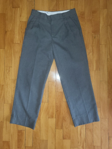 Pantalón Escolar Sarga Gris Hombre Talle 38