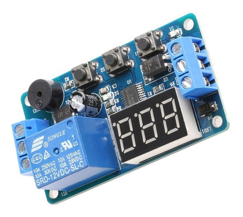 Tecneu 2 Piezas Temporizador Digital Timer 12v Programable 3 Digitos