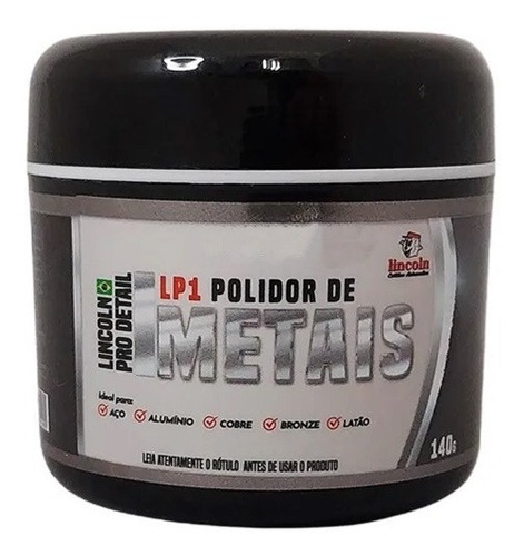 Polidor De Metais Aço Aluminio Cobre Latao Lincoln 140g Lp1