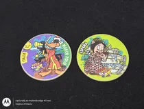 Comprar Lote Gira Tazos Looney Tunes Warner Bros 1994 Vintage 2-pack