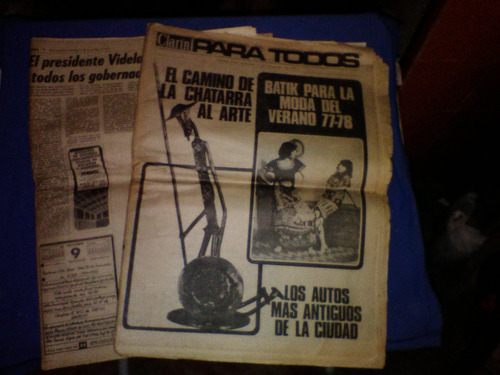 Ntiguo Diario El Clarin  Buenos Aires 9 De Noviembre De 1977