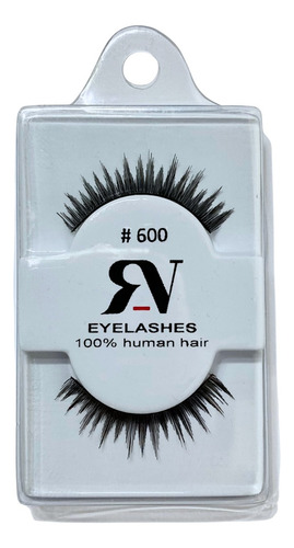 Paquete De 5 Pestañas Postizas Tipo Kiss Curva C Rveyelashes Color Negro Espesor 0 Mm Largo 12 Mm