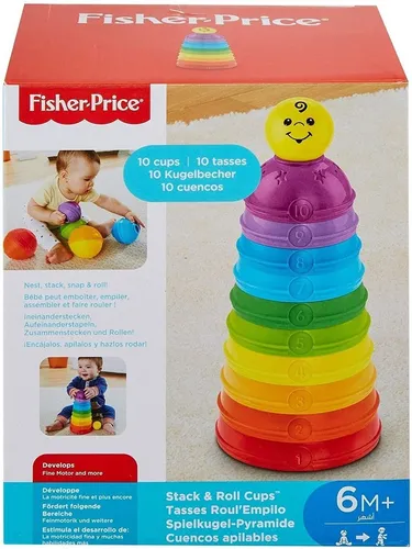 Fisher Price Brinquedo Torre De Potinhos Coloridos - W4472