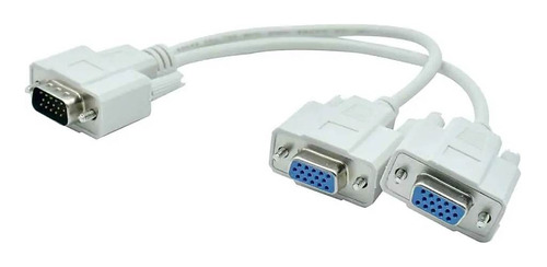 Cable Divisor De Vga Video Splitter 2 Monitores A La Vez