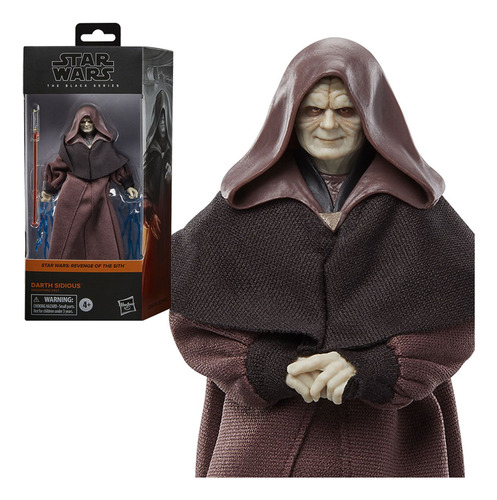 Figura Star Wars Black Series Darth Sidious Revenge Of Sith