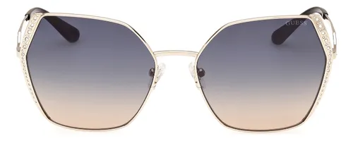Lentes De Sol Dorado Degradé Guess Gu7843s33w