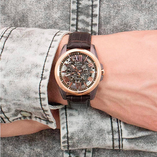 Reloj Bulova Automático Para Caballero Original 98a165
