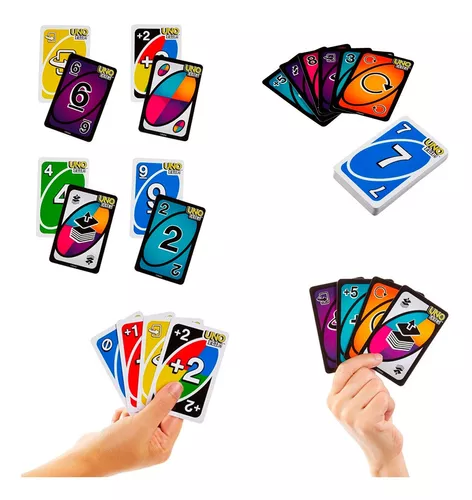 Jogo De Cartas, Mattel, Uno, Dos, Lata, GFY52, Multicolor 