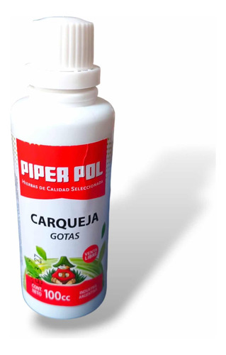 Carqueja En Gotas Hierbas Medicinales Piper Pol 100cc