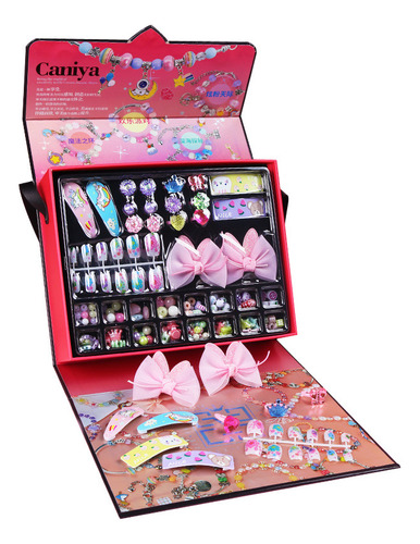 Girls Nail Art Jewelry Gift Box Set