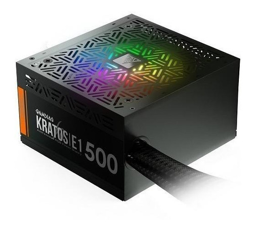 Imagem 1 de 2 de Fonte de alimentação para PC Gamdias KRATOS Series E1-500W 500W black 100V - 130V/220V - 240V
