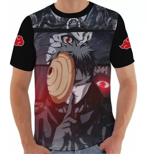 Camiseta regata personalizada naruto akatsuki deidara obito