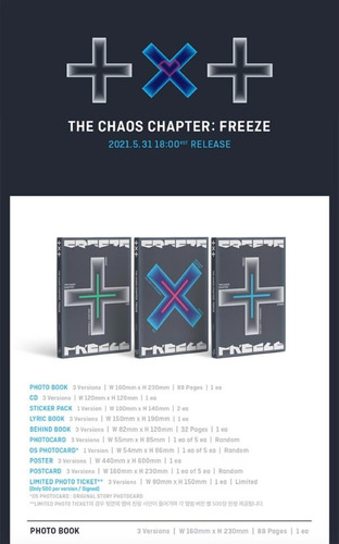 Txt Album The Chaos Chapter: Freeze Versión You (rojox)