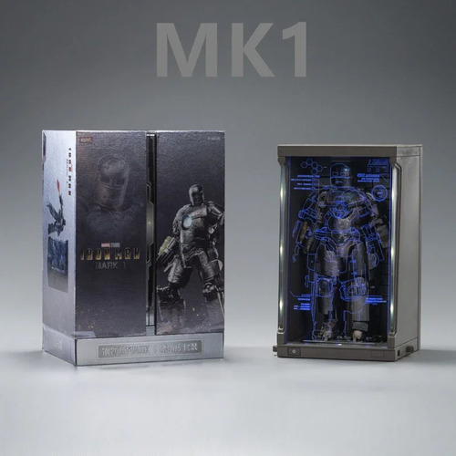 Figura Iron Man Mark I Salón De Armaduras 1/10 Zd Toys