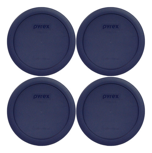 Pyrex Paquete - 4 Artculos: 7201-pc Tapas De Plstico Redonda