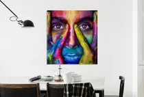Comprar Cuadro 60x60cm Colores Arte Dibujos Pinturas Moderno M8