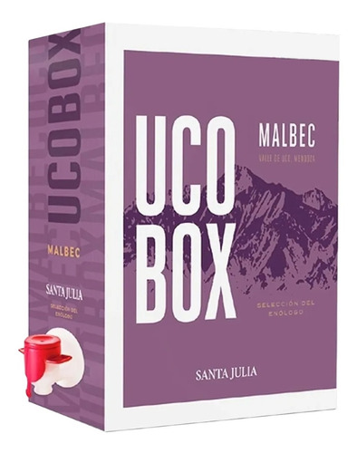 Santa Julia Uco Box Bag in Box x3 litros - Vino Valle de Uco, Mendoza