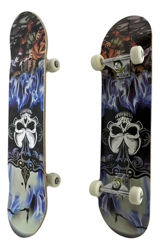 Patineta Skate Calavera O Grafitti Diseños Premium Ttc