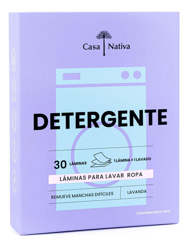 Detergente En Láminas Lavanda