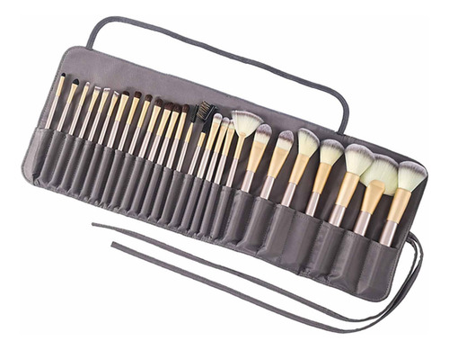 Estuche Para Brochas De Maquillaje, Bolsa De Gris