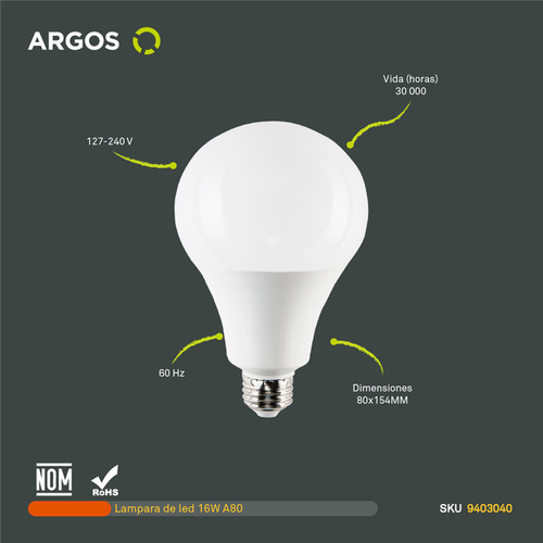 Argos Paquete De Focos Led, Foco Led Blanco, Focos Led Luz B