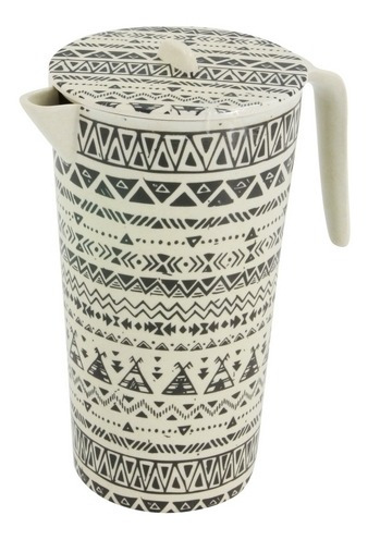 Imagen 2 de 5 de Jarra De Fibra De Bambú, 1800ml, 2 Diseños