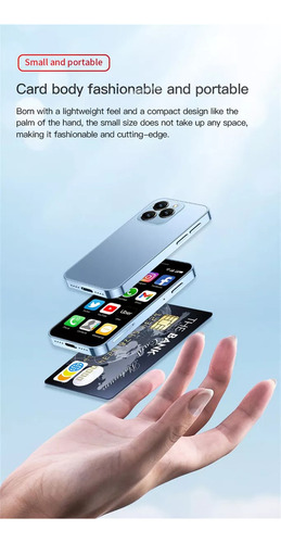 Para Roiesvry Xs16 Mini Smartphone De 3 Pulgadas 4g Lte Android