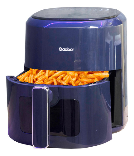 Fritadeira Elétrica Air Fryer Gaabor Marinus Touch 220v Azul