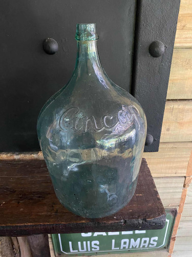 Antigua Botella Damajuana Coleccion Ancap 11 Litros (Usado)