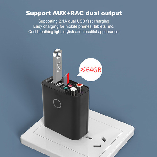 Transmisor De Audio Bluetooth 2 En 1, Receptor Inalámbrico 5