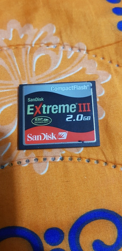 Memoria Compact Flash Sandisk Xtreme Iii 2gb