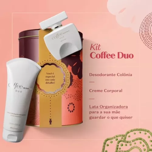Kit Presente de Dia das Mães Coffee Woman Duo (3 itens) - Promotop