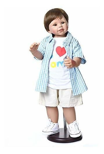 Pinky Reborn 28 Pulgadas Reborn Toddler Dolls Boy Enorme Beb