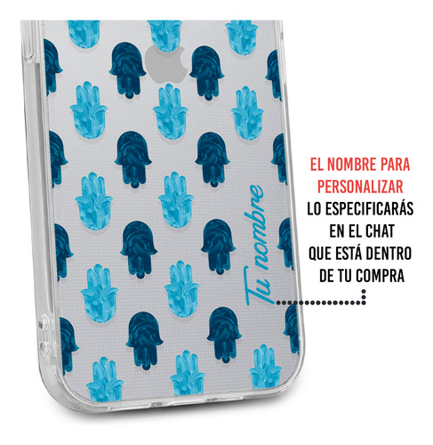 Funda Para Honor Mano Fátima Hamsa Personalizada Nombre