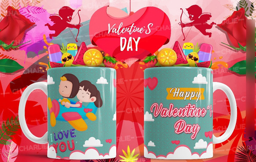 Imagen 5 de 10 de 30 Plantillas Para Sublimar Tazas - Dia Del Amor - Psd