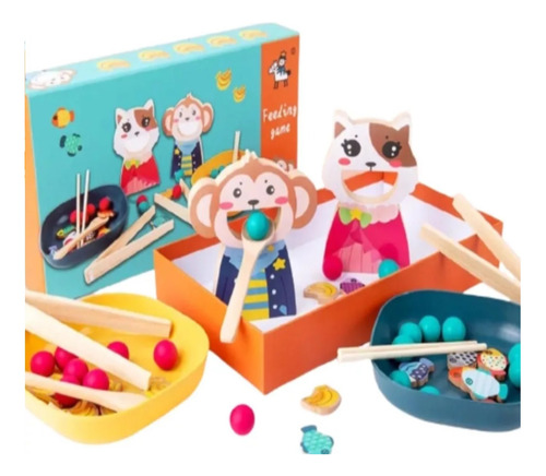 Juego Didáctico Estimulación Motricidad Fina Para Niños